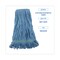 Boardwalk 1 in Looped-End Wet Mop, Blue, Cotton/Synthetic, PK12, BWK502BLNBCT BWK502BLNBCT - alternate 4
